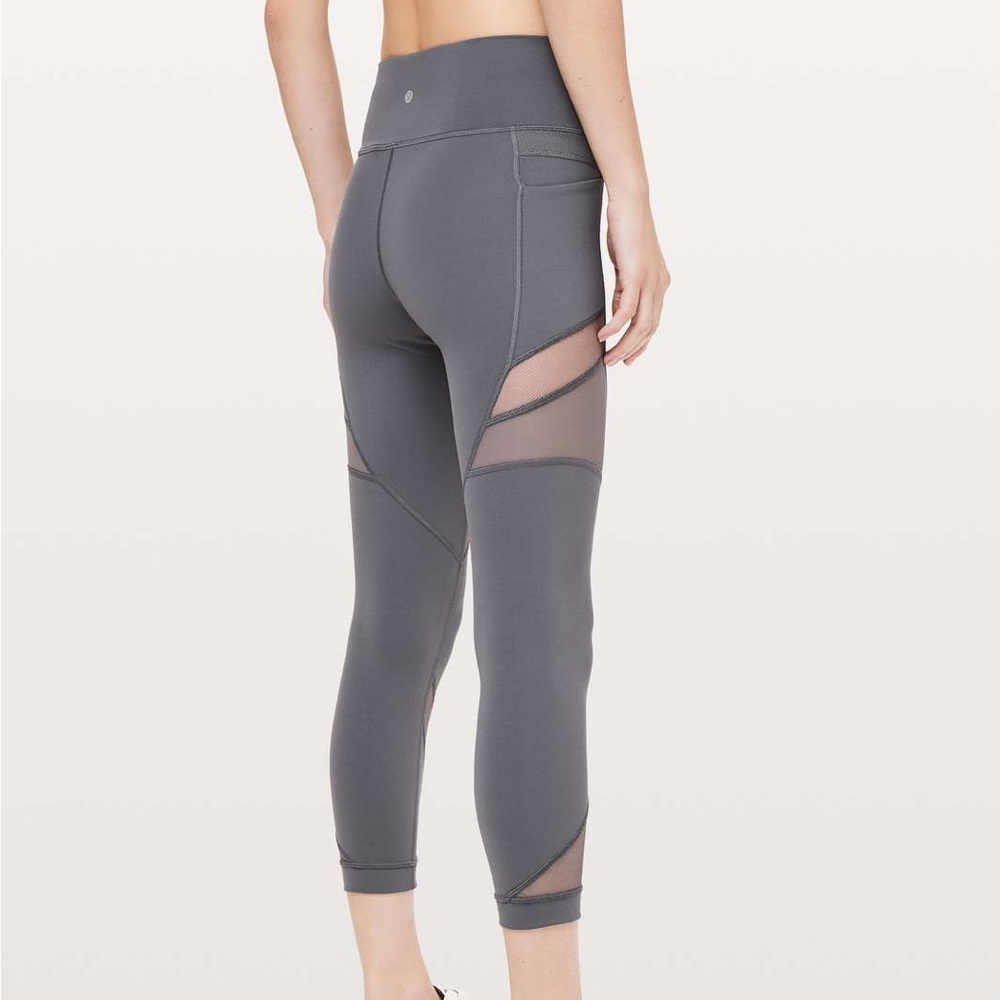 Lululemon Mesh In Motion Crop *23" - Picture 2 of 9